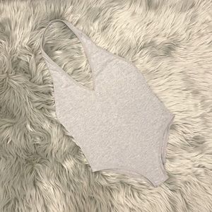 Gray bodysuit